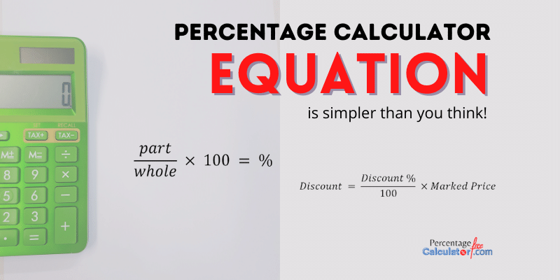 Percentage Calculator Equation