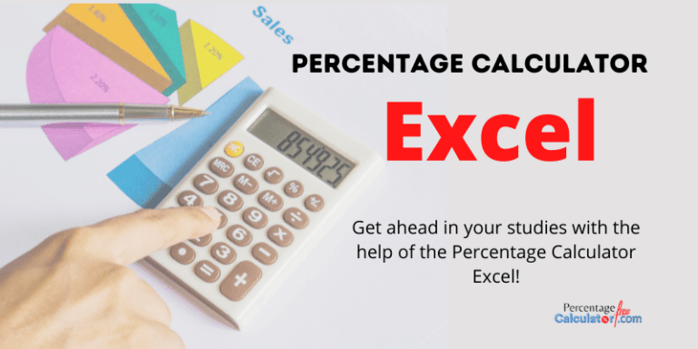 Get ahead in your studies with help of the Percentage Calculator Excel!