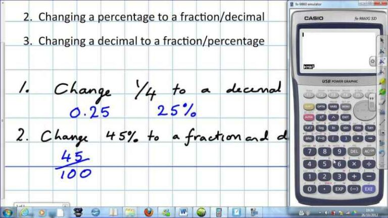 Converting Rounding Decimals To Percents Calculator - Step By Step